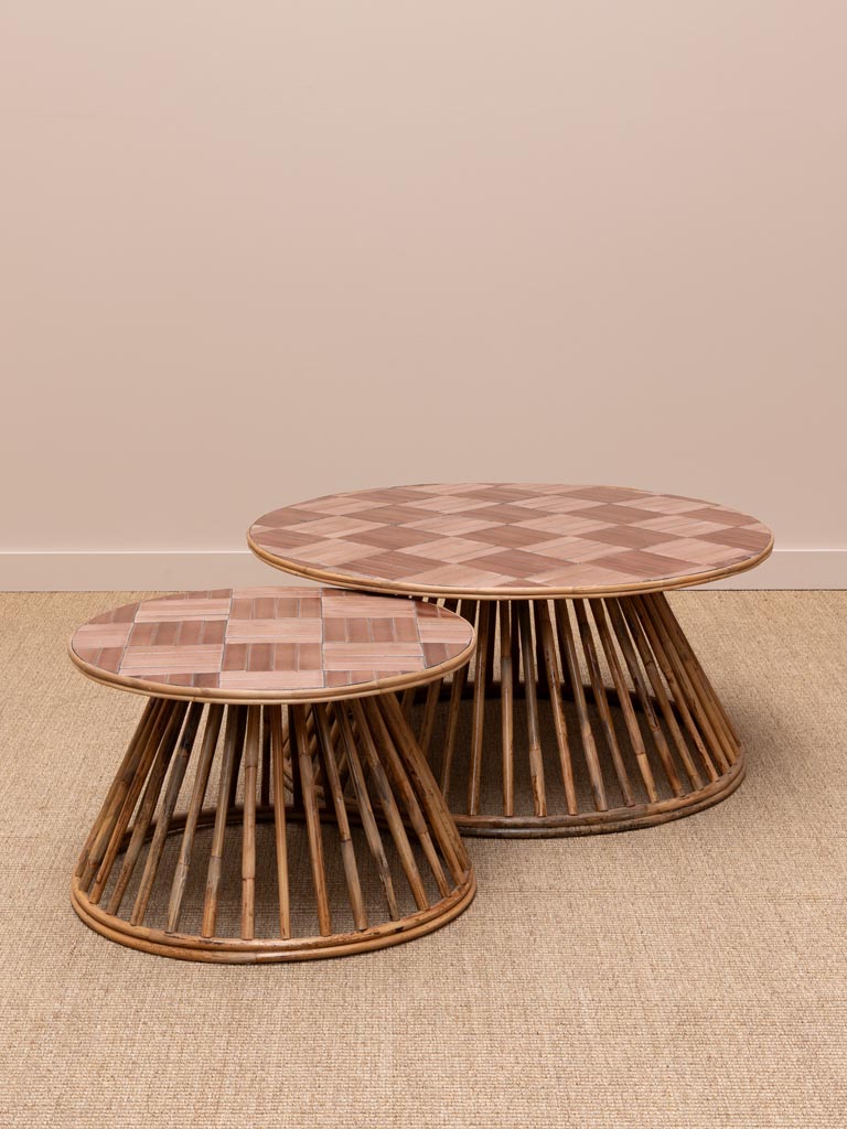 Side table pink tiles Chandra - 4