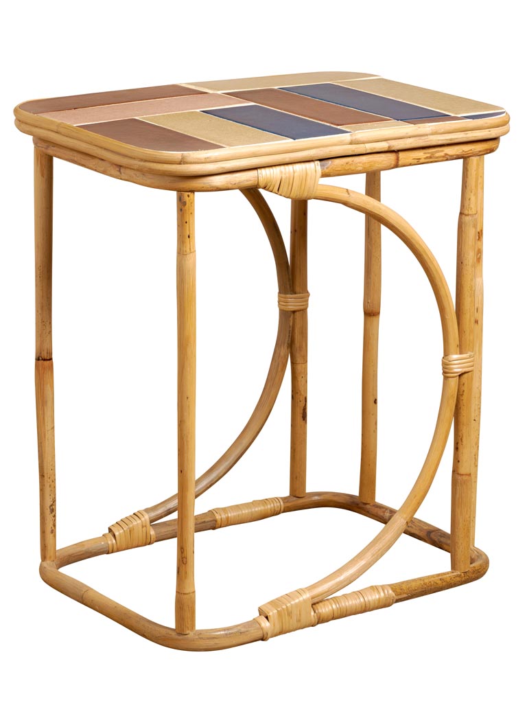 Multicolor tiles side table Villa - 2