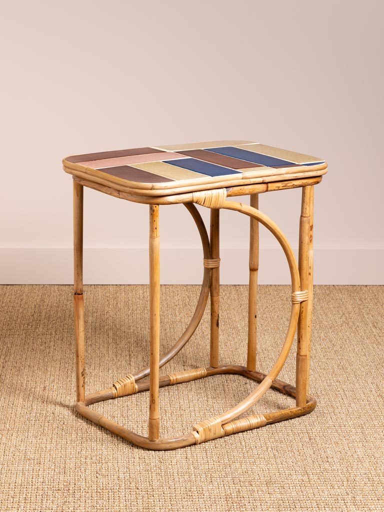 Multicolor tiles side table Villa - 1