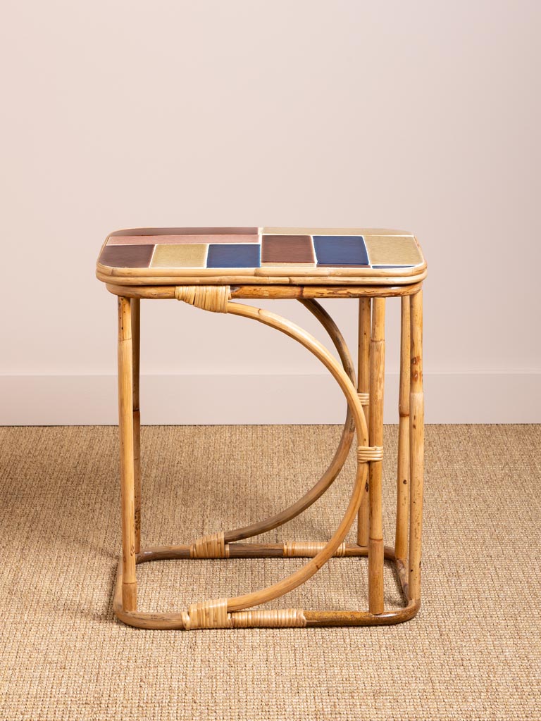 Multicolor tiles side table Villa - 3