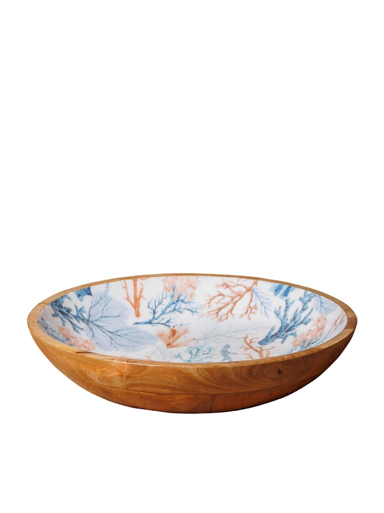 XL enamelled mango bowl Coral - 2