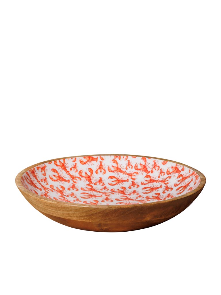 XL salad bowl lobster enamel - 2