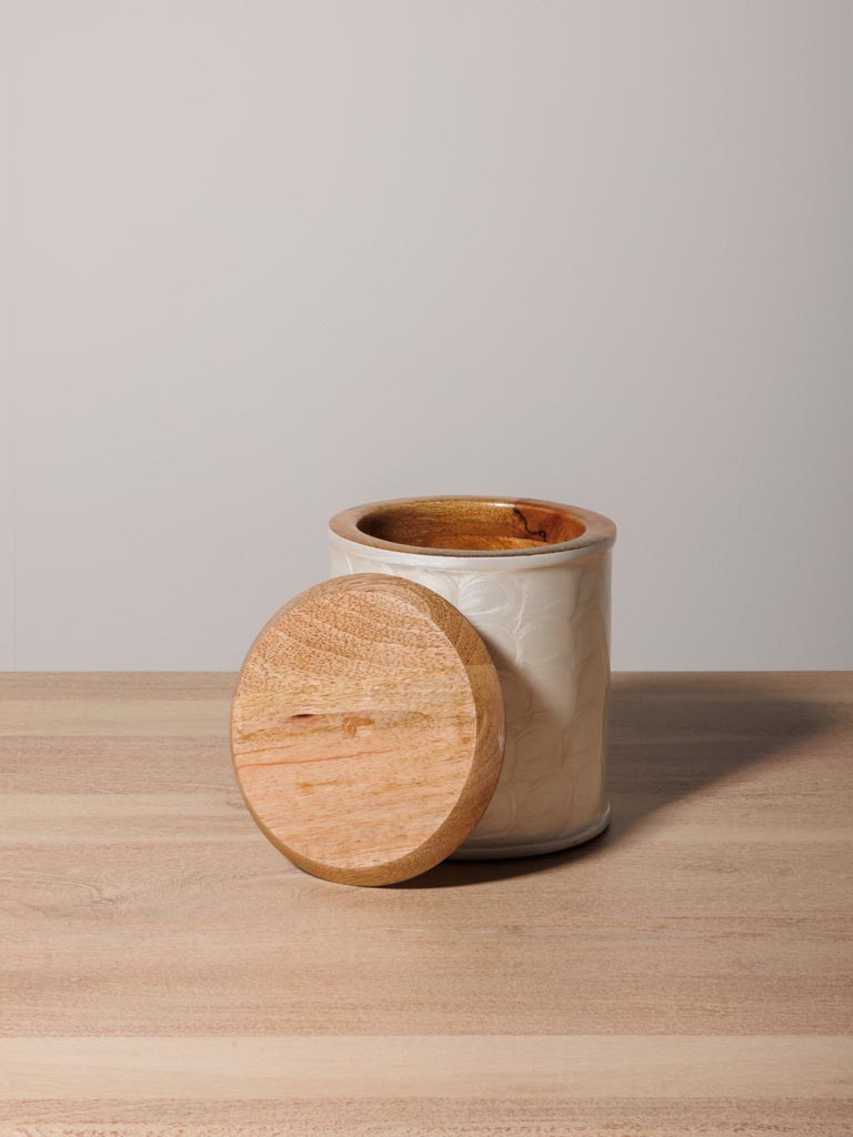 S/2 airtight jars pearly scales - 6