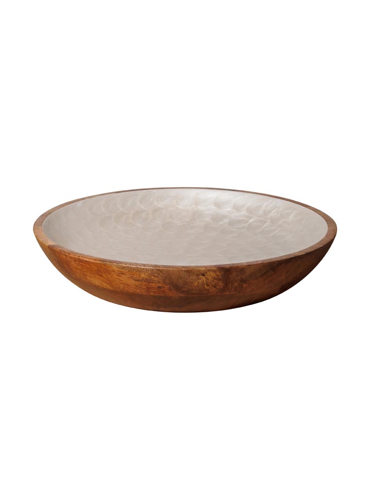 Large salad bowl pearly scales - 3