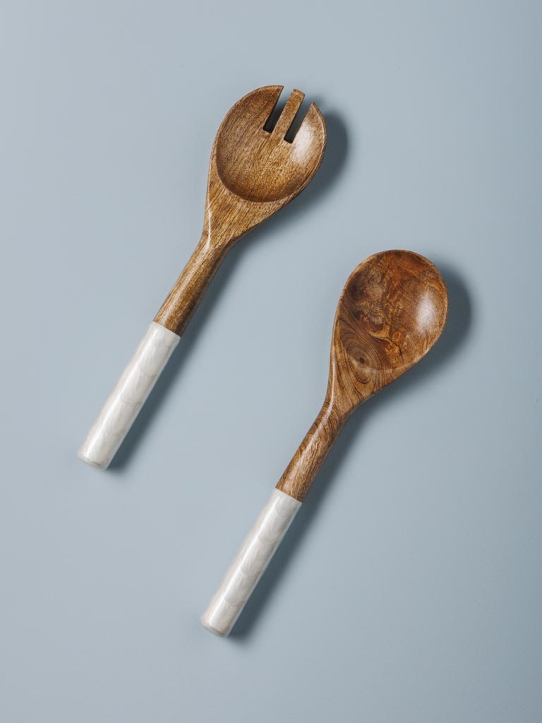 S/2 salad servers pearly scales - 3