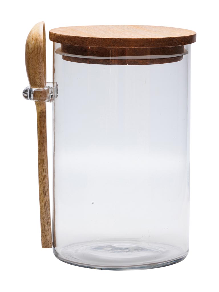 Airtight jar with mango spoon - 2