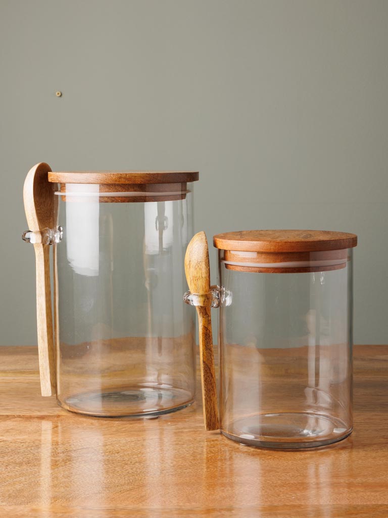 Airtight jar with mango spoon - 3