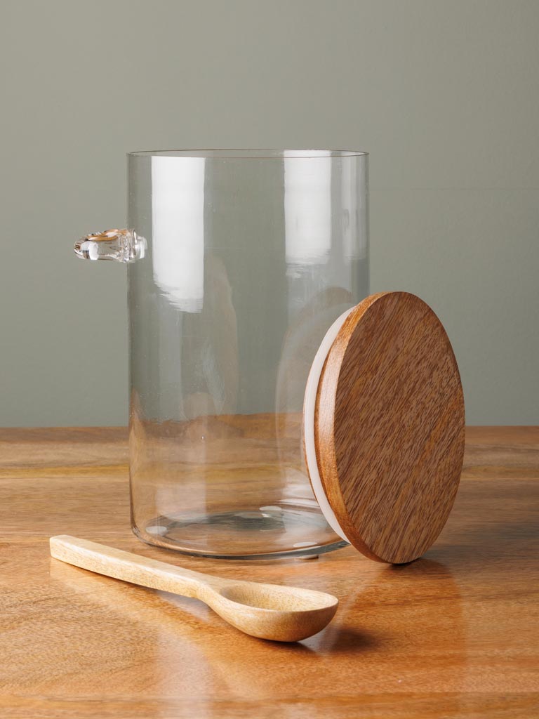 Airtight jar with mango spoon - 5