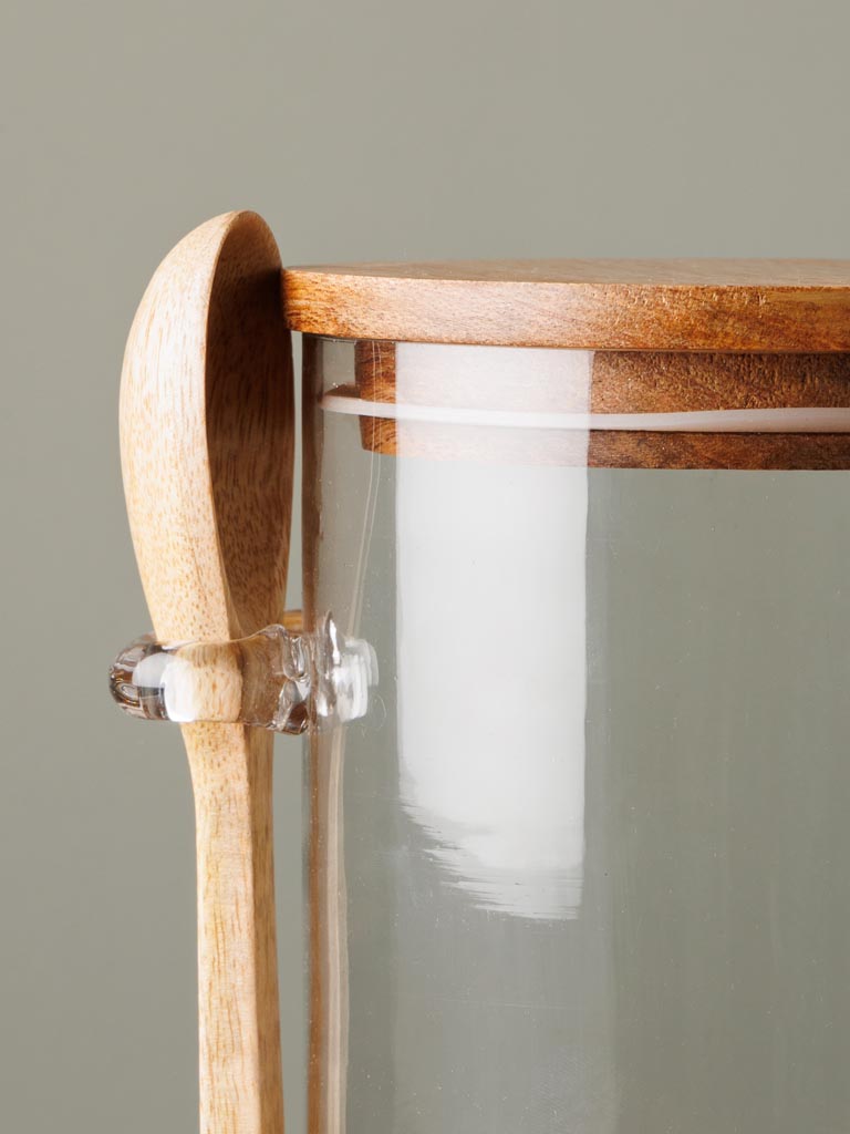 Airtight jar with mango spoon - 4