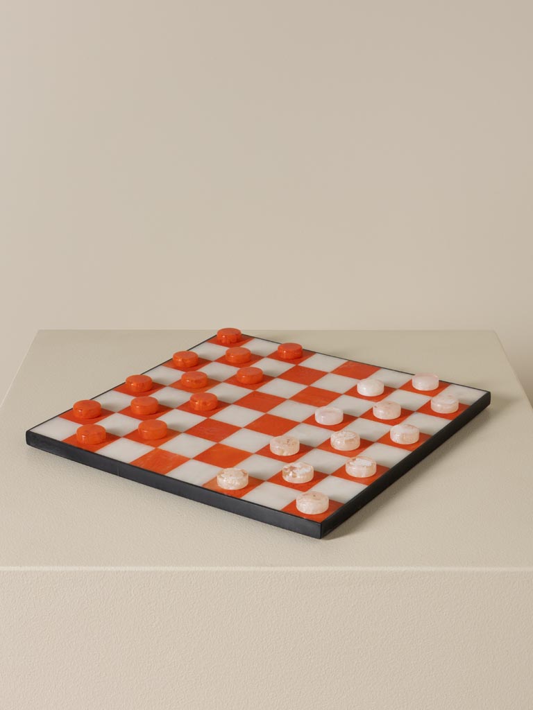 Jeu de dames orange Summer - 1