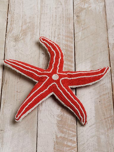 Decorative 30cm starfish with beads