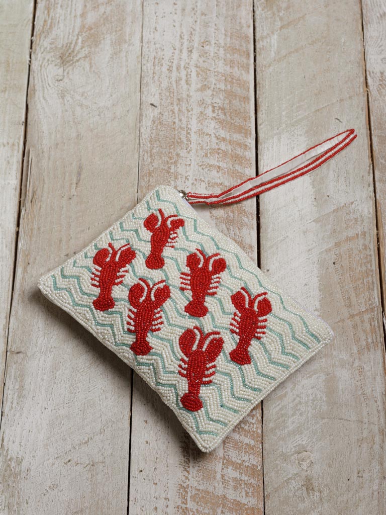 Pochette homards en perles - 1