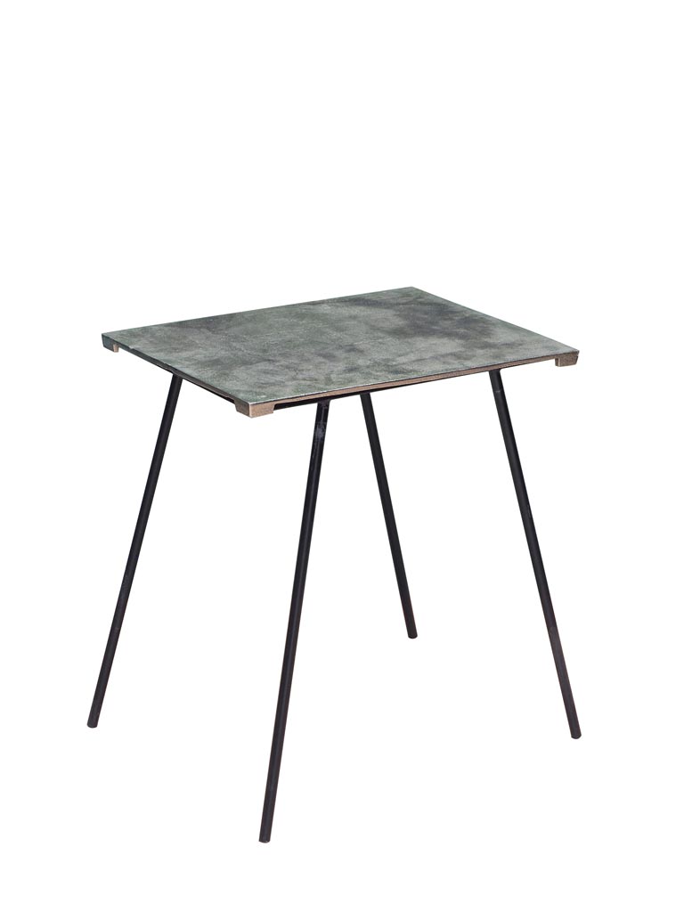 Rectangular aluminium side table - 4