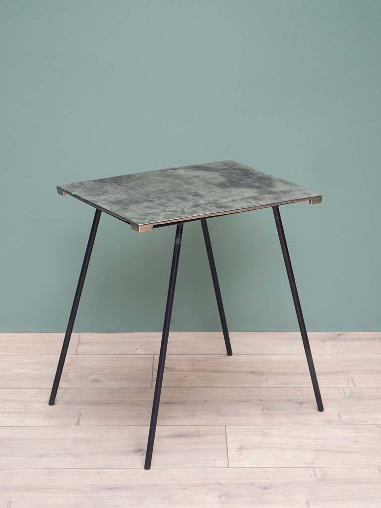 Rectangular aluminium side table - 1