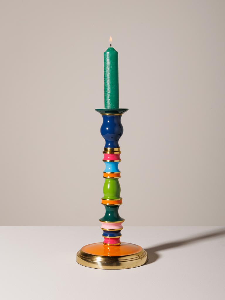 Multicolor rings candlestick Funkie - 1