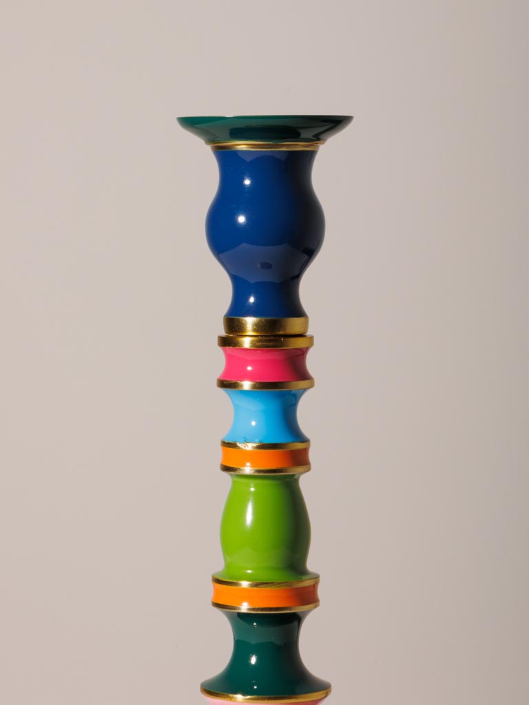 Multicolor rings candlestick Funkie - 4
