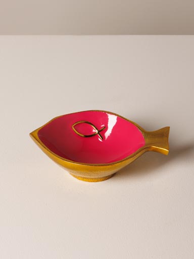 Small pink fish trinket tray Funkie