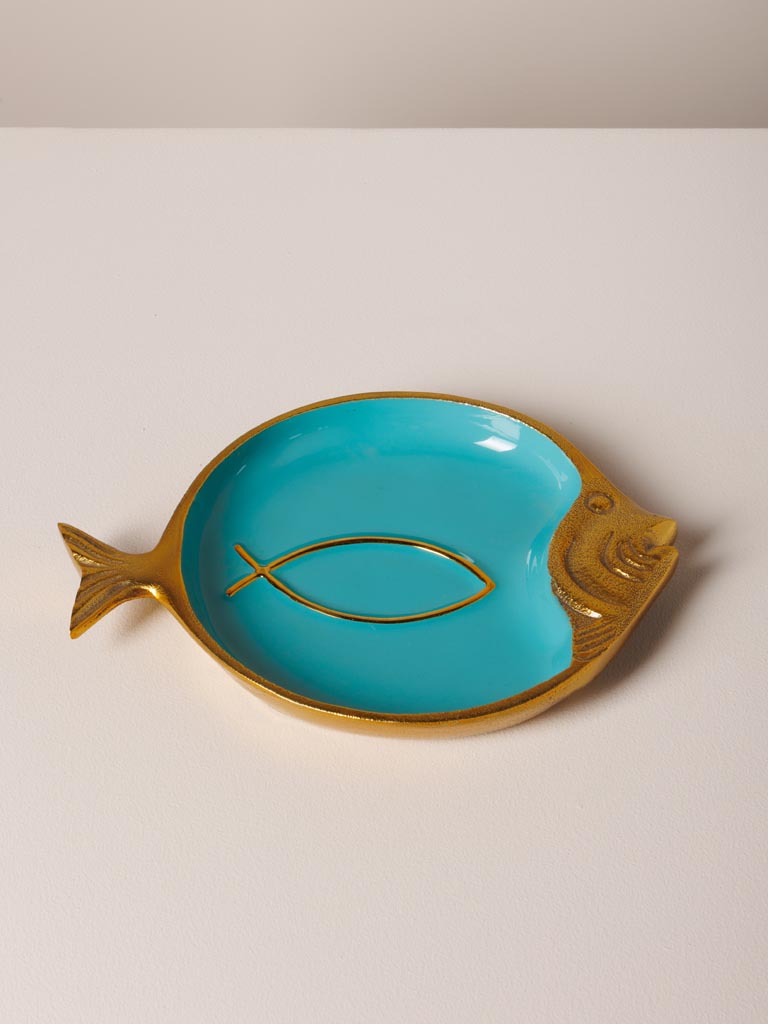 Large blue fish trinket tray Funkie - 3