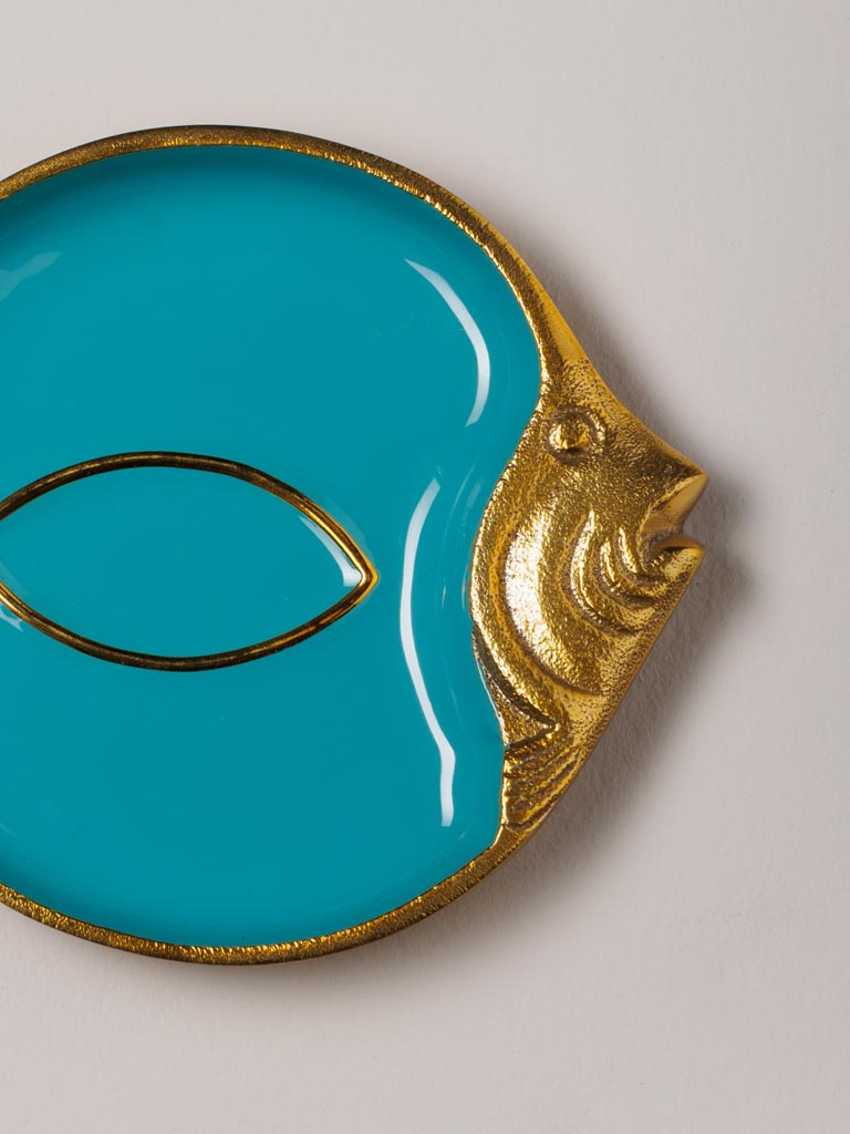 Large blue fish trinket tray Funkie - 6