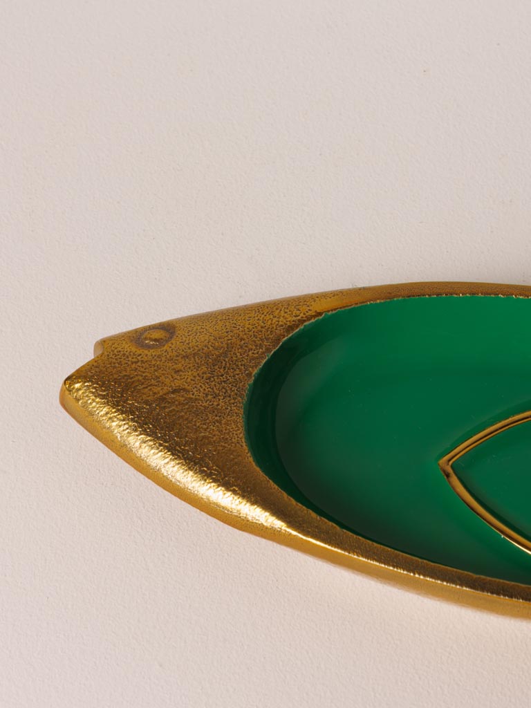Large green fish trinket tray Funkie - 5