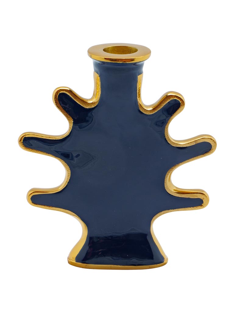 Splash blue candlestick Funkie - 2