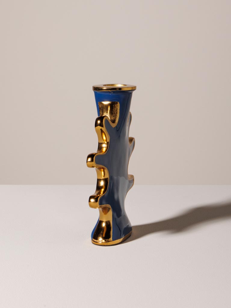 Splash blue candlestick Funkie - 4