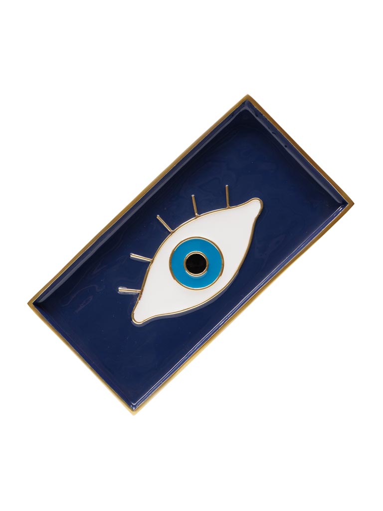 Blue evil eye trinket tray Funkie - 2