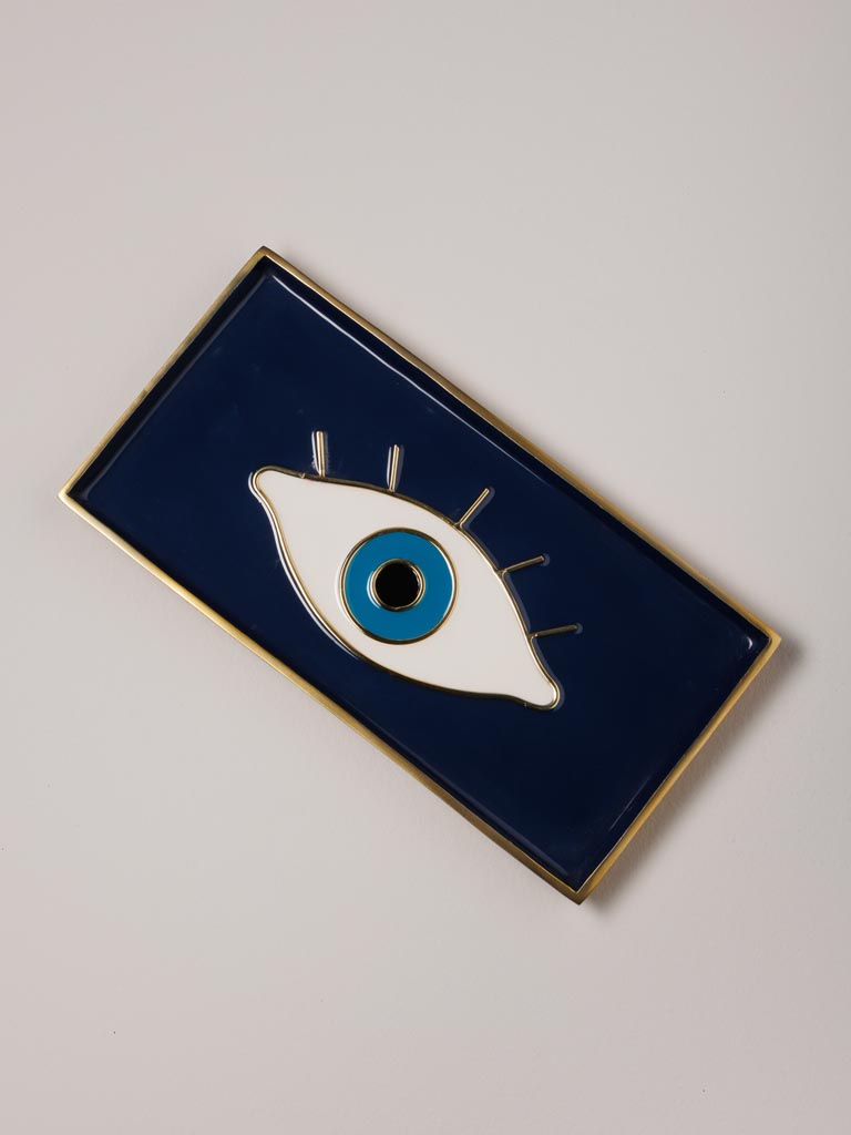 Blue evil eye trinket tray Funkie - 3