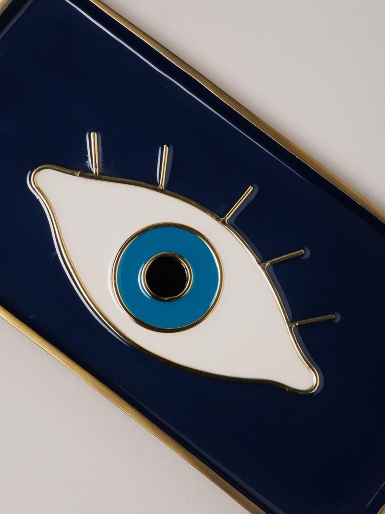 Blue evil eye trinket tray Funkie - 4
