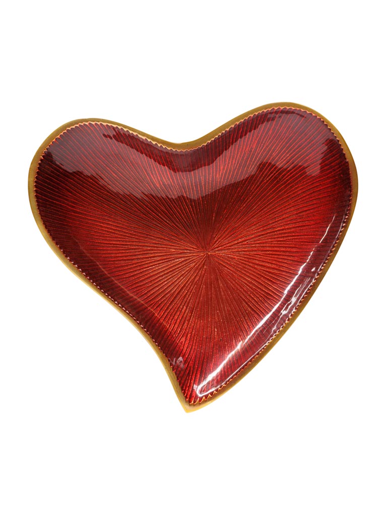 Shiny heart trinket tray Funkie - 2