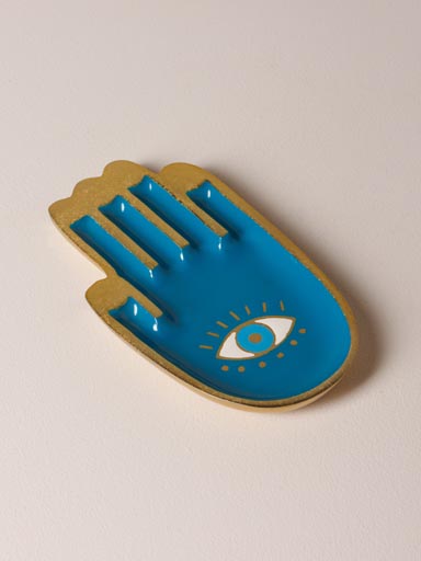 Vide poche main bleue mauvais oeil Funkie