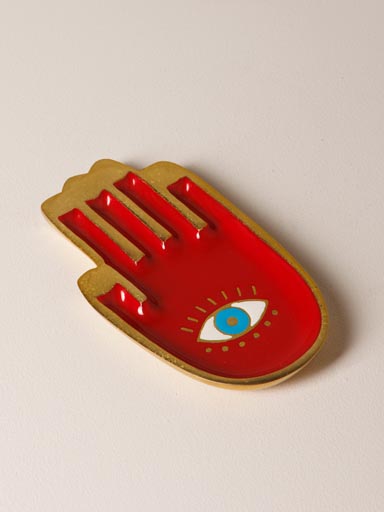 Vide poche main rouge mauvais oeil Funkie