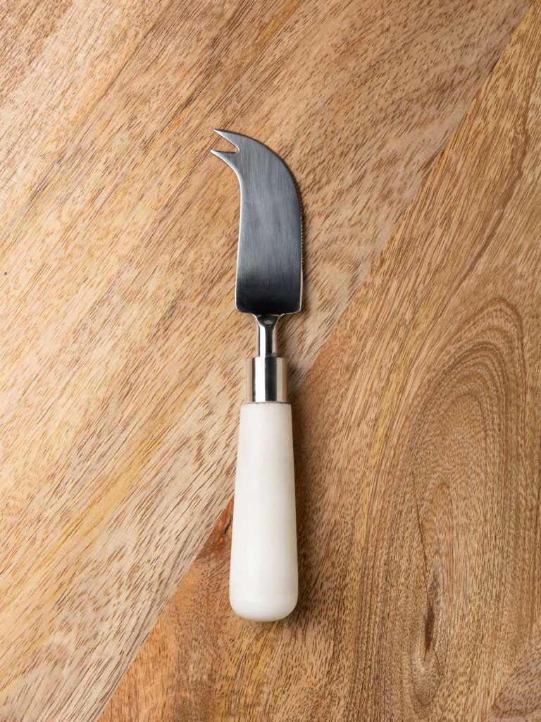 White marble cheese knife - 1