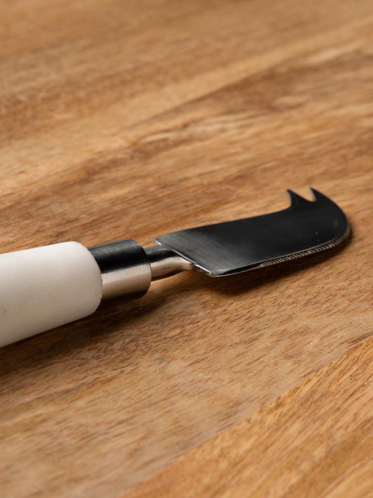 Couteau à fromage marbre blanc - 4