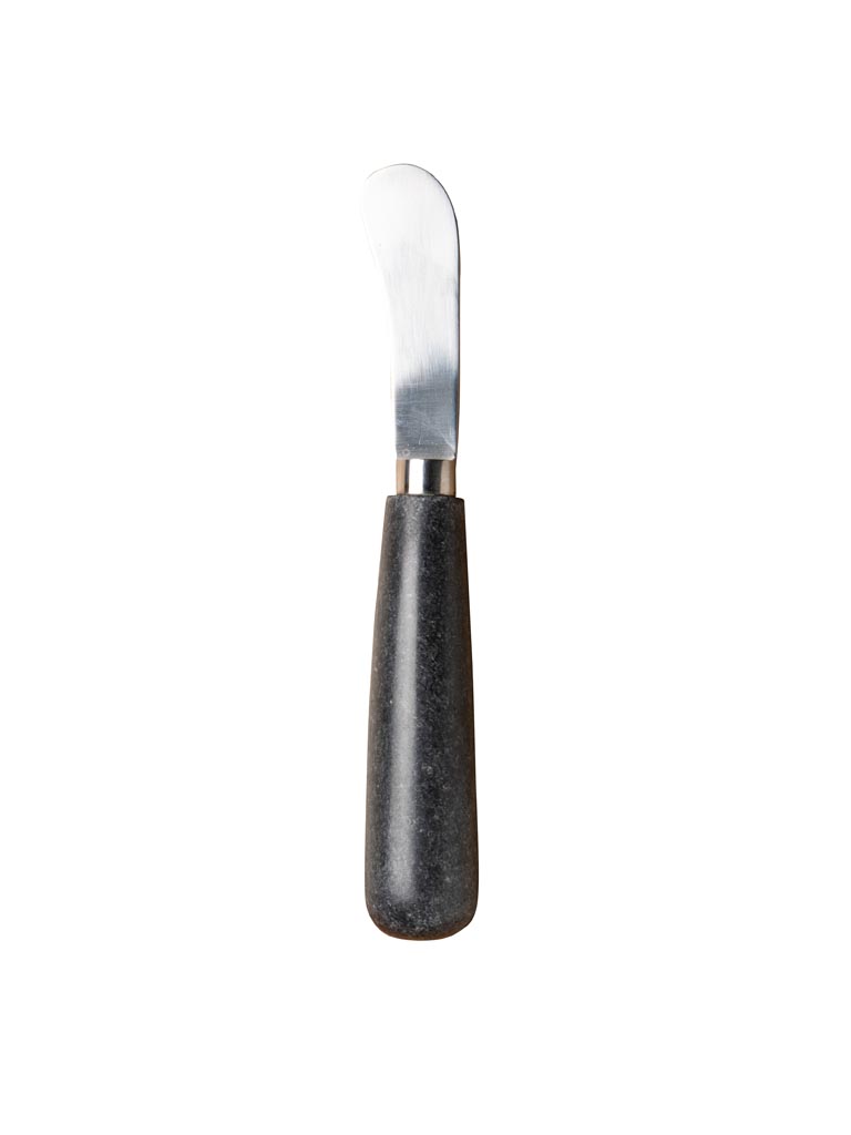Butter knife in black marble - 2