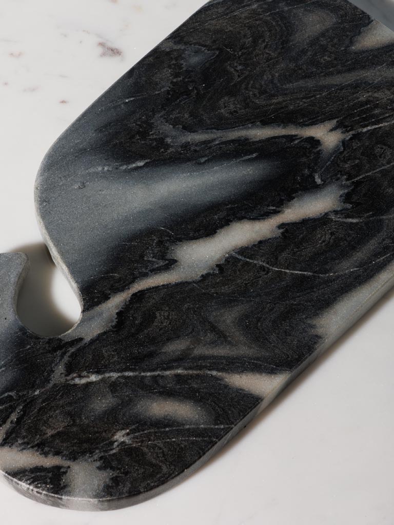 Grey marble whale cutting board - 3
