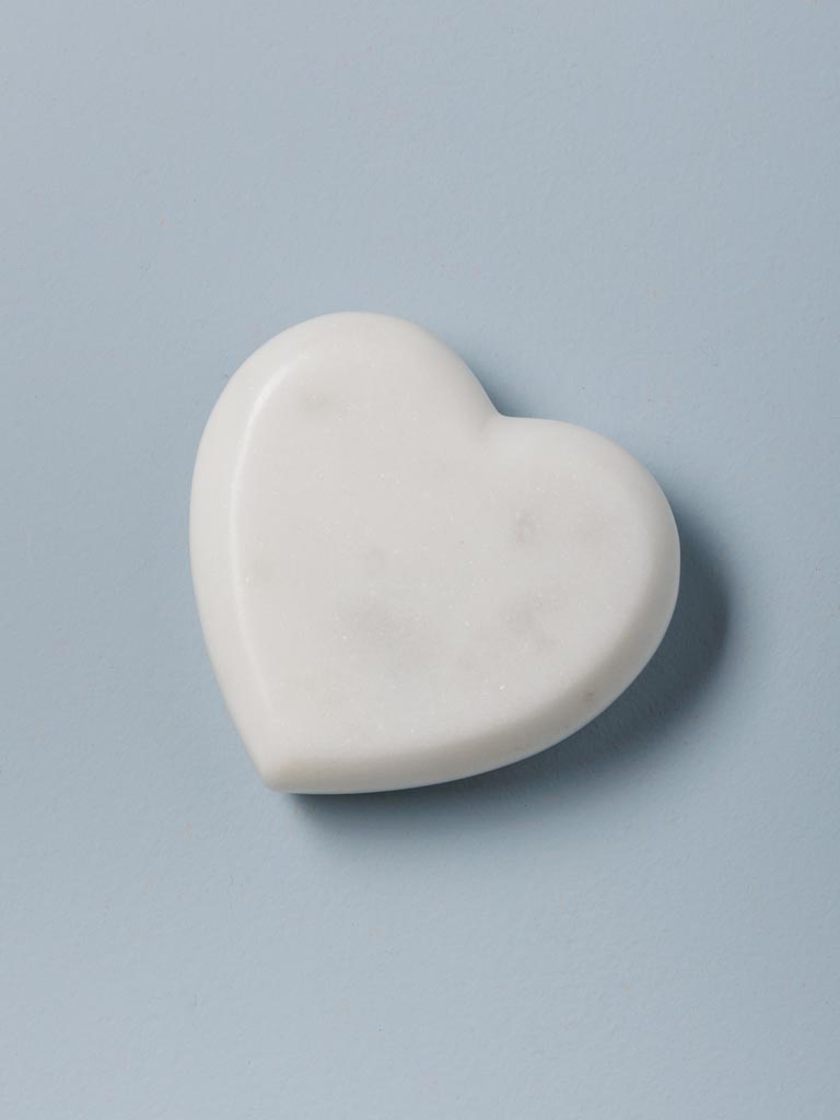 Marble heart paperweight - 3