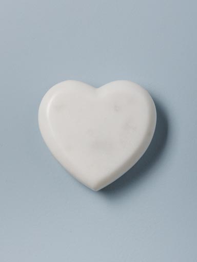 Presse papier coeur en marbre