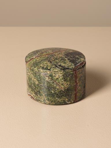 Small Forest green marble box