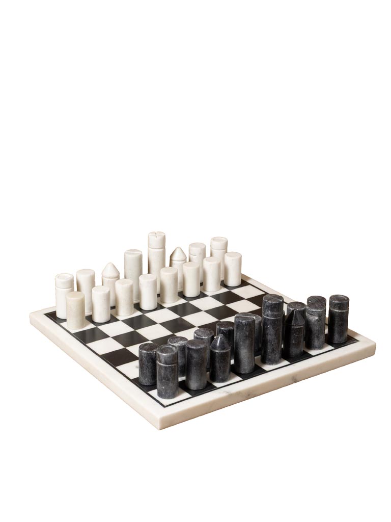 Jeu d'échecs en marbre - 2