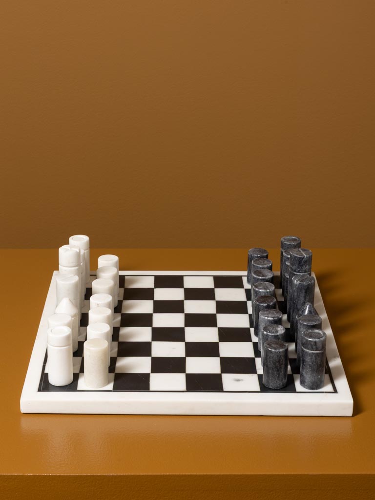 Jeu d'échecs en marbre - 3