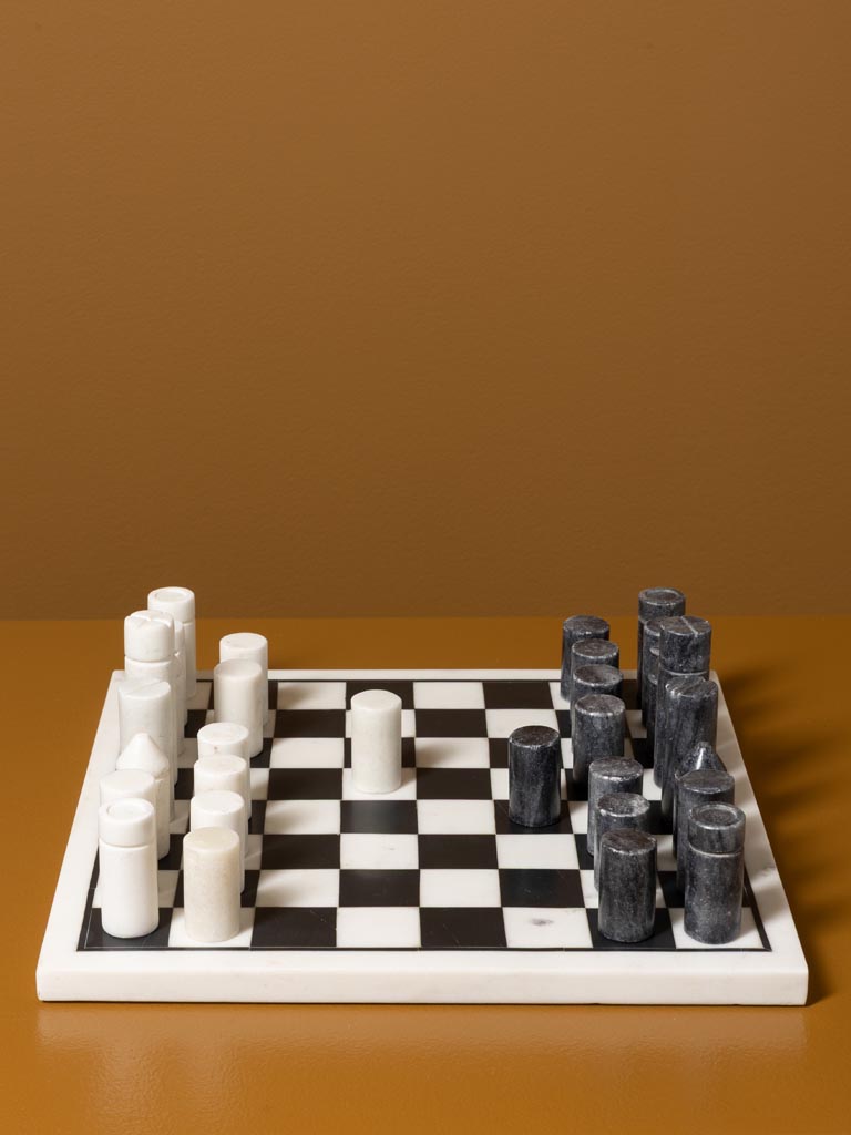 Jeu d'échecs en marbre - 5