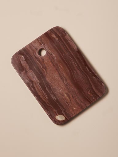 Brown marble rectangular cutting board