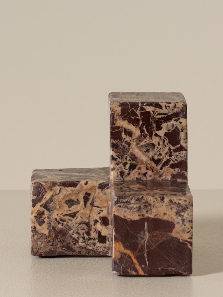 Cherry marble bookends - 4