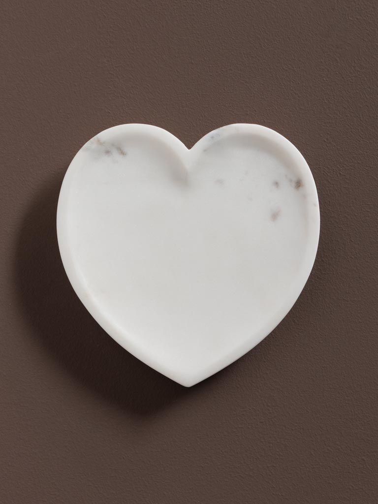 Vide-poche coeur en marbre - 1