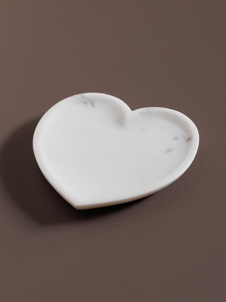 Vide-poche coeur en marbre - 4