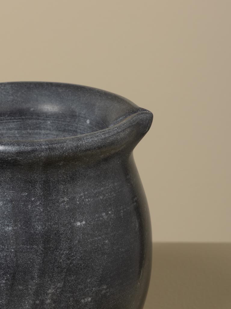 Pichet presse agrumes en marbre gris - 4