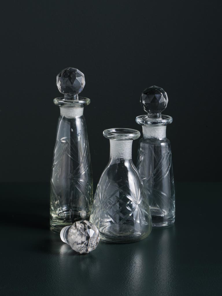 S/3 small engraved bottles Ottilia - 5