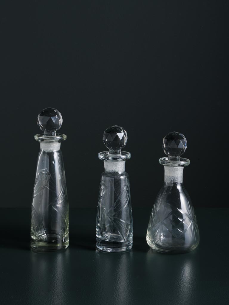 S/3 small engraved bottles Ottilia - 4