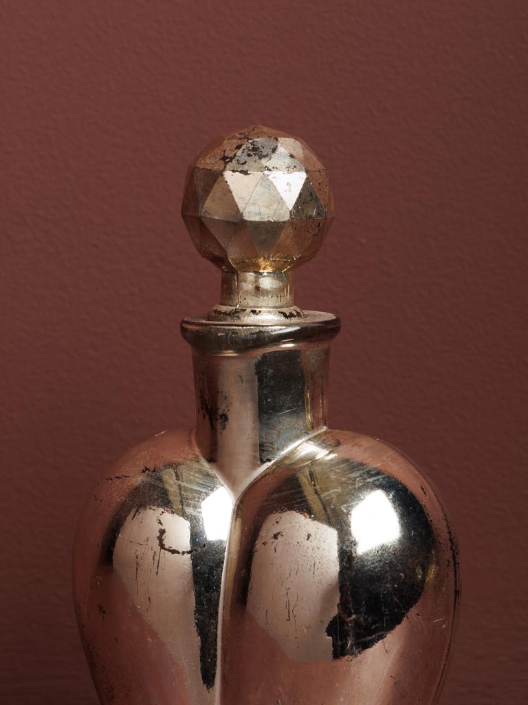 Small silver heart glass bottle Love potion - 5